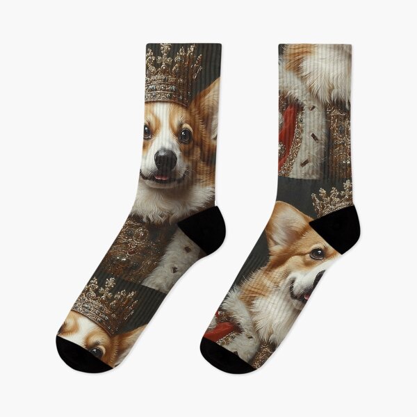 Item preview, Royal King Corgi - Animal Art designed and sold by Chrisjeffries24.