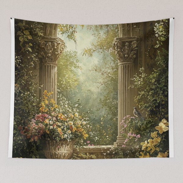 Item preview, Whispers of Spring Through the Archway designed and sold by oanaunciuleanu.