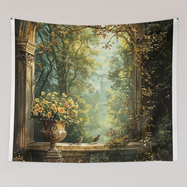 Item preview, Whispers of Spring Through the Archway designed and sold by oanaunciuleanu.