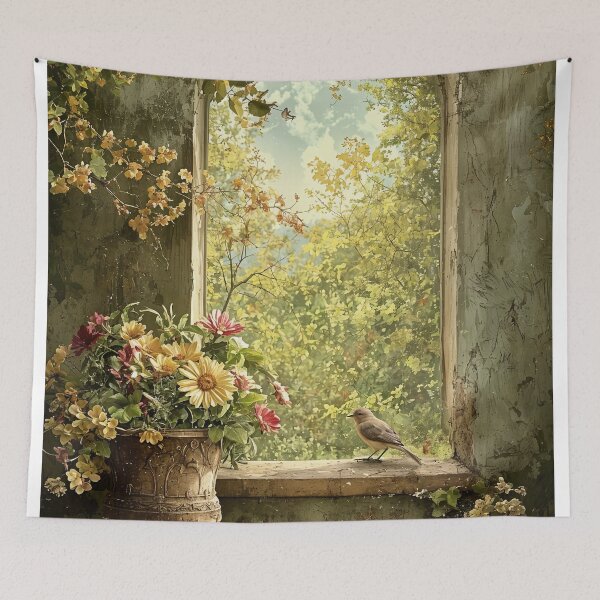 Item preview, Whispers of Spring Through the Archway designed and sold by oanaunciuleanu.