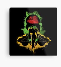 Zebes Conflict Metal Print
