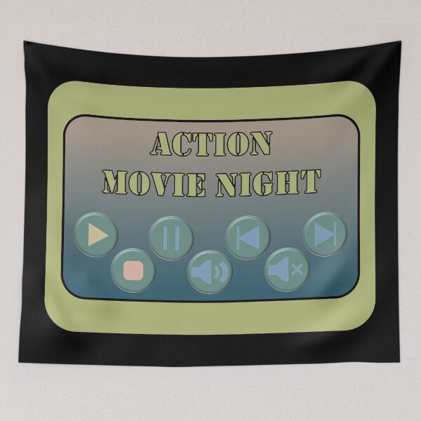 Item preview, Action Movie Night designed and sold by Elinda96.