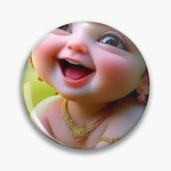 Item preview, Beautiful Baby Krishna Art of Love designed and sold by Eshant.