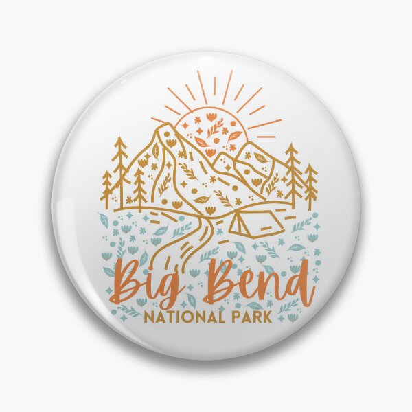 Item preview, Big Bend National State Park Classic Doodle T-shirt Sticker designed and sold by ThinkNature!.
