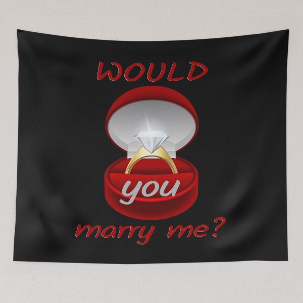 Item preview, Would you marry me designed and sold by OverTimeBGD.