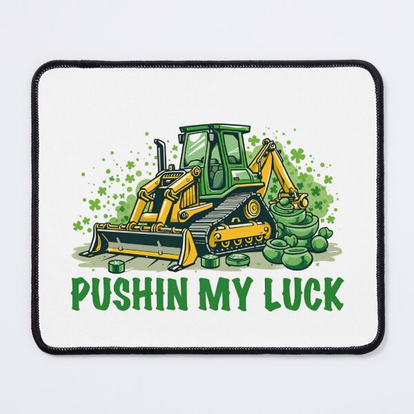 Item preview, Bulldozer Saint Paddys Construction Funny Construction Work designed and sold by ArtFromBeyond.