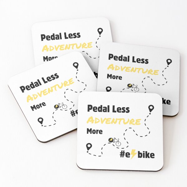 Item preview, Pedal Less Adventure More - e-bike designed and sold by Trekwise Apparel.