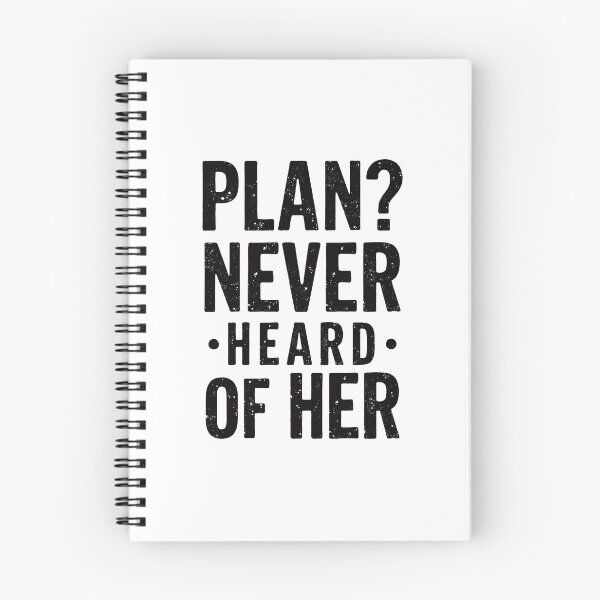 Item preview, Funny Typography. Plan? Never heard of her. designed and sold by twisted-dot.