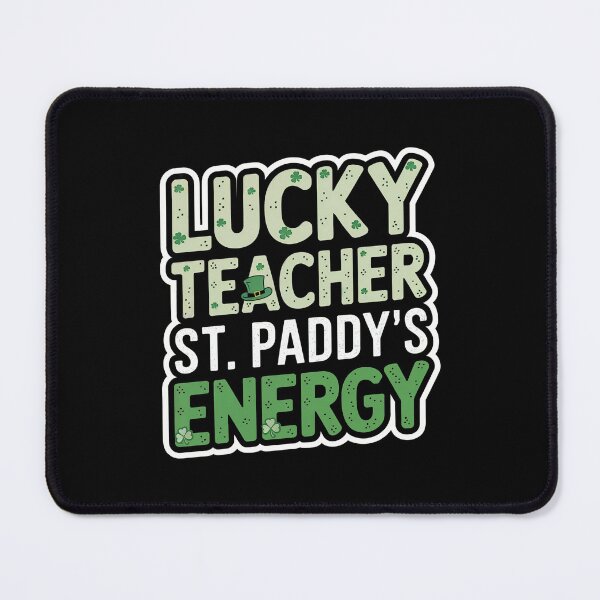 Item preview, Lucky Teacher St. Paddy’s Energy - Funny Irish Teacher Saying designed and sold by GRABAPSHOP.
