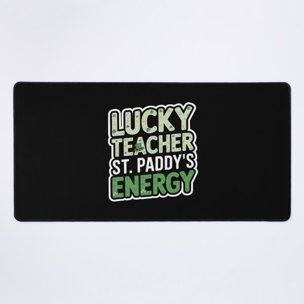 Item preview, Lucky Teacher St. Paddy’s Energy - Funny Irish Teacher Saying designed and sold by GRABAPSHOP.