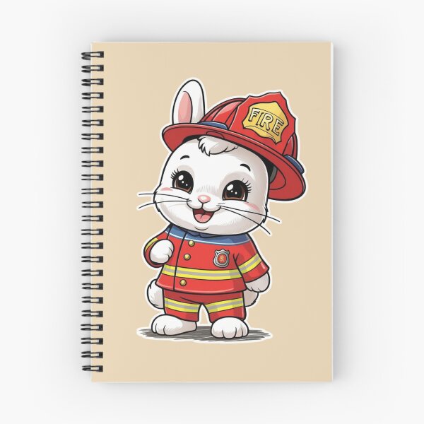 Item preview, Easter Bunny the Fireman designed and sold by Nature's Palette.