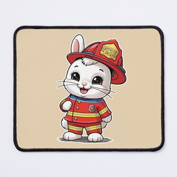 Item preview, Easter Bunny the Fireman designed and sold by Nature's Palette.
