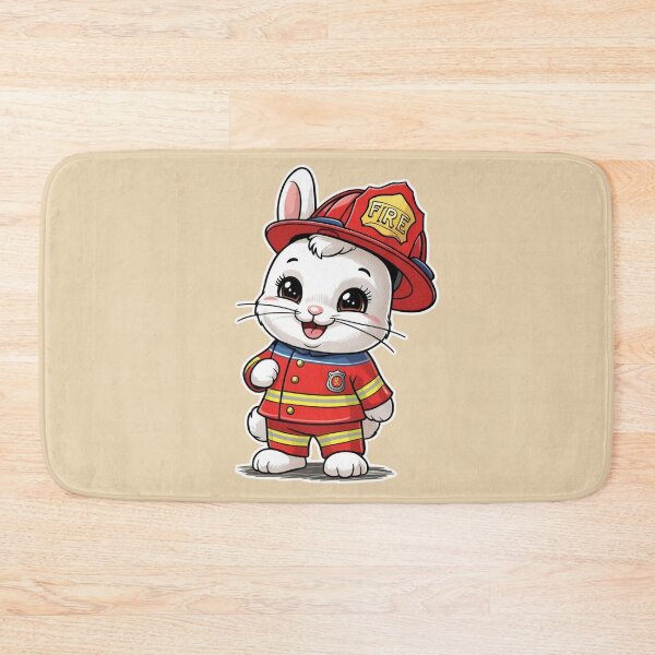 Item preview, Easter Bunny the Fireman designed and sold by Nature's Palette.