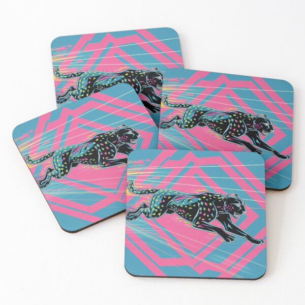 Artikelvorschau, Neon-Gepard entworfen und verkauft von Mystic Wild Studio.