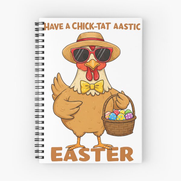 Item preview, Easter Chicken with Basket of Eggs designed and sold by Drevorezkin.