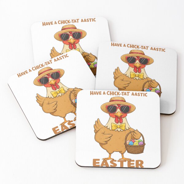 Item preview, Easter Chicken with Basket of Eggs designed and sold by Drevorezkin.
