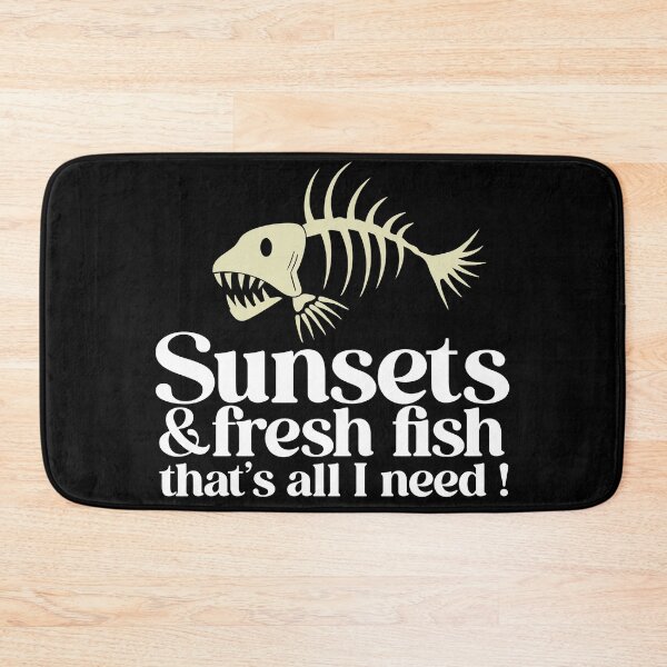 Item preview, Sunsets & Fresh Fish – That’s All I Need! | Funny Fishing Design designed and sold by Tahitifaifai.