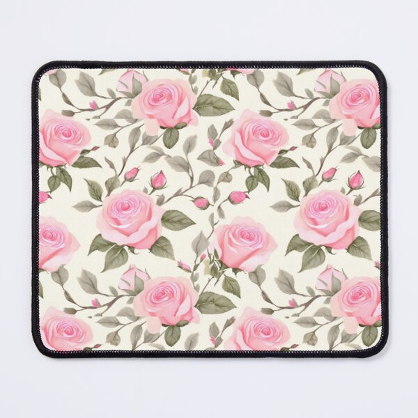 Item preview, Romantic Soft Pink Rose Pattern – Vintage Watercolor Floral designed and sold by LemonHorse.