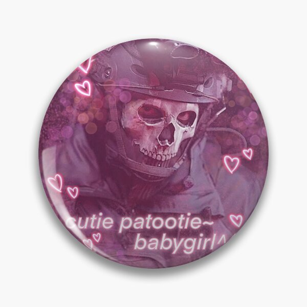 Item preview, Pink Cutie Patootie Simon ghost Riley babygirl cod designed and sold by tigerrrcat.
