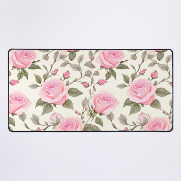 Item preview, Romantic Soft Pink Rose Pattern – Vintage Watercolor Floral designed and sold by LemonHorse.
