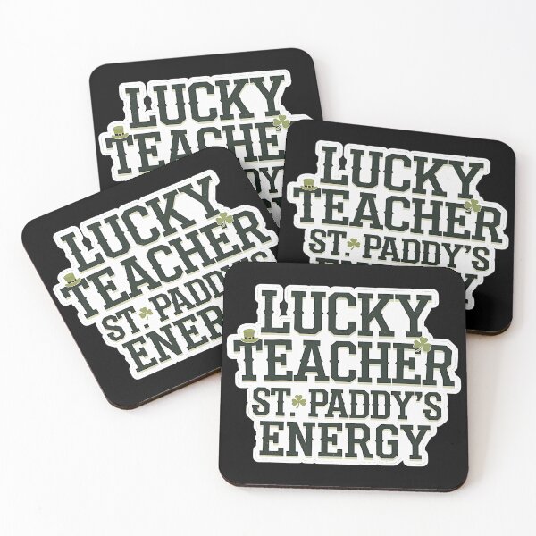 Item preview, Lucky Teacher St. Paddy’s Energy - Funny Irish Teacher Saying designed and sold by GRABAPSHOP.