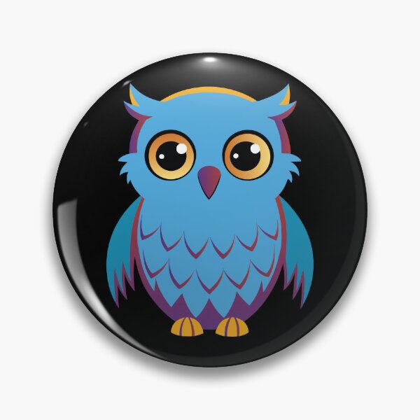 Item preview, CUTE OWL LOVERS - COLORFUL OWL - WILD BIRDS designed and sold by Gihan-Design.