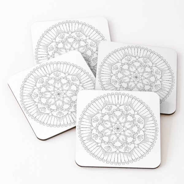 Item preview, Coloring Mandala Drawing designed and sold by Anna Grunduls.