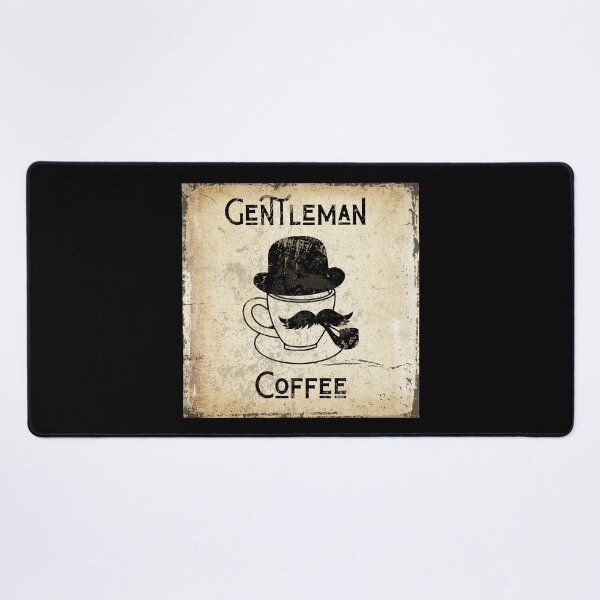 Item preview, Vintage Gentleman Coffee – Retro Mustache & Hat Design designed and sold by Psycho-Crazy.
