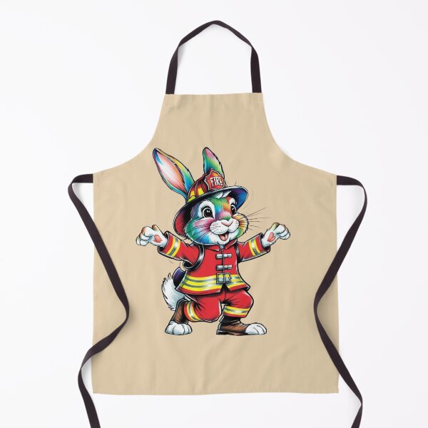 Item preview, Easter Bunny the Fireman designed and sold by Nature's Palette.