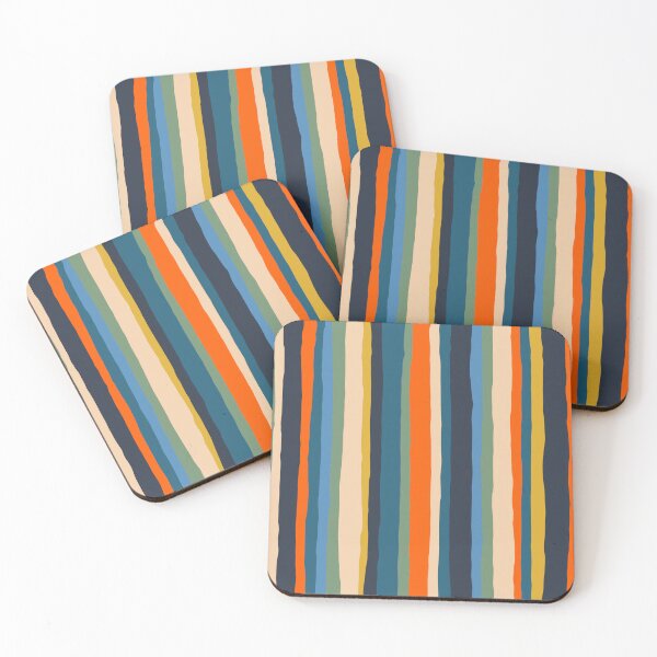 Item preview, Colorful Serrate Stripes Irregular Vertical Stripe Pattern designed and sold by kierkegaard.