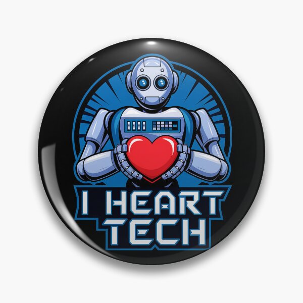 Artikelvorschau, Ich liebe Tech-Roboter-Herz entworfen und verkauft von SteezeeStore.