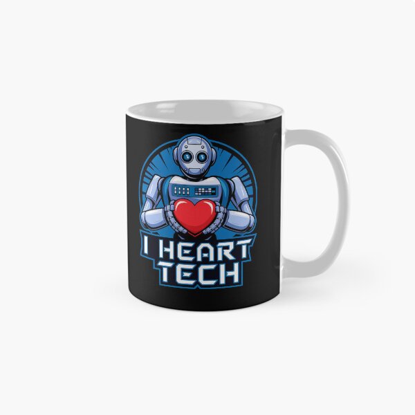 Artikelvorschau, Ich liebe Tech-Roboter-Herz entworfen und verkauft von SteezeeStore.