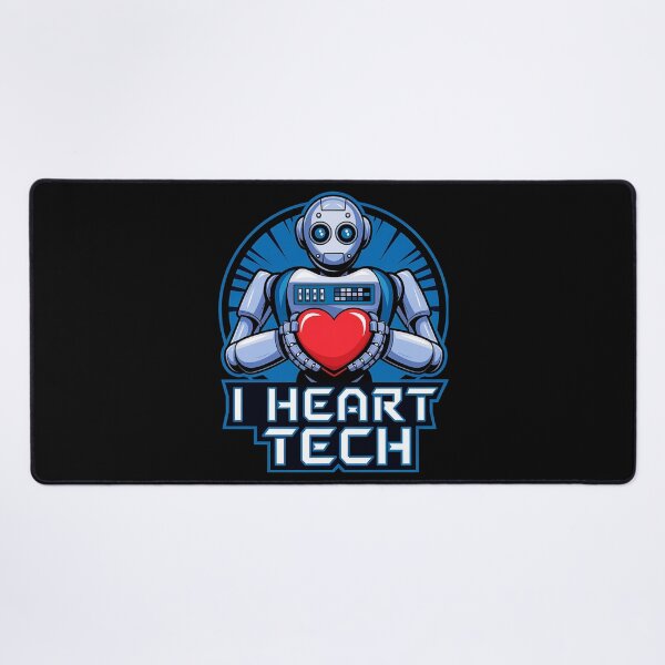 Item preview, I Love Tech Robot Heart  designed and sold by SteezeeStore.