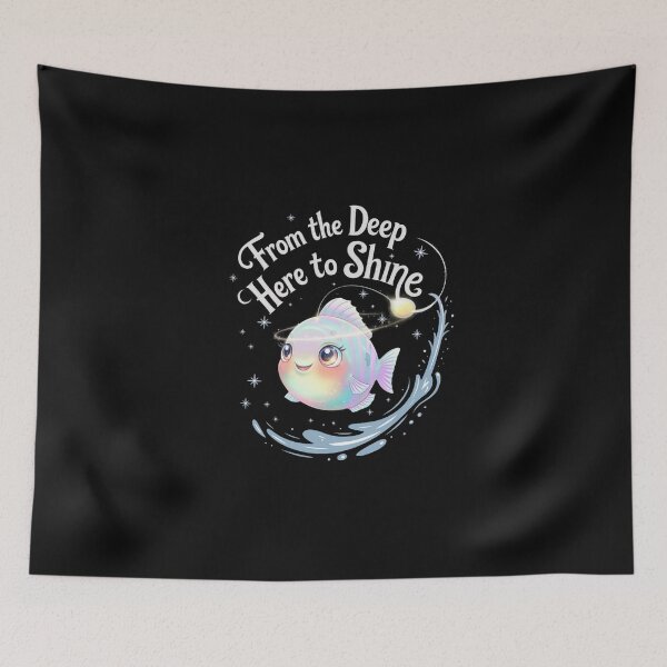 Item preview, From the Deep, Here to Shine - Anglerfish designed and sold by MagicWander.