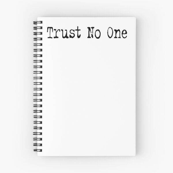 Item preview, Trust No One (Black) designed and sold by Havocstaff.