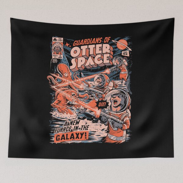 Item preview, Guardians of Otter Space Funny Retro designed and sold by EduEly.
