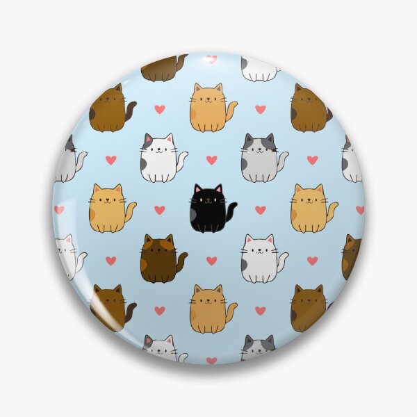 Item preview, Cute Kawaii Cats Pattern 1 designed and sold by STUDIO-72.