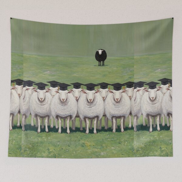 Item preview, Contemporary Art - Baba Black Sheep  designed and sold by CanvasCarousel.