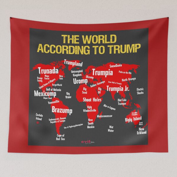 Item preview, The world according to Trump designed and sold by Quahx.