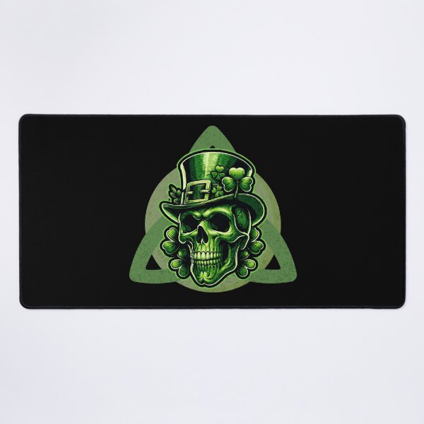 Item preview, St. Patrick's Day - Green Skull designed and sold by Rich Summers Art.