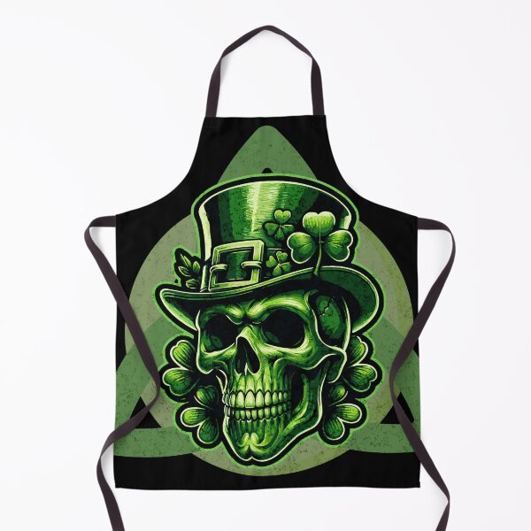 Item preview, St. Patrick's Day - Green Skull designed and sold by Rich Summers Art.