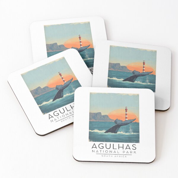 Item preview, A Vintage Illustration of Agulhas National Park - South Africa designed and sold by GoodOldVintage.