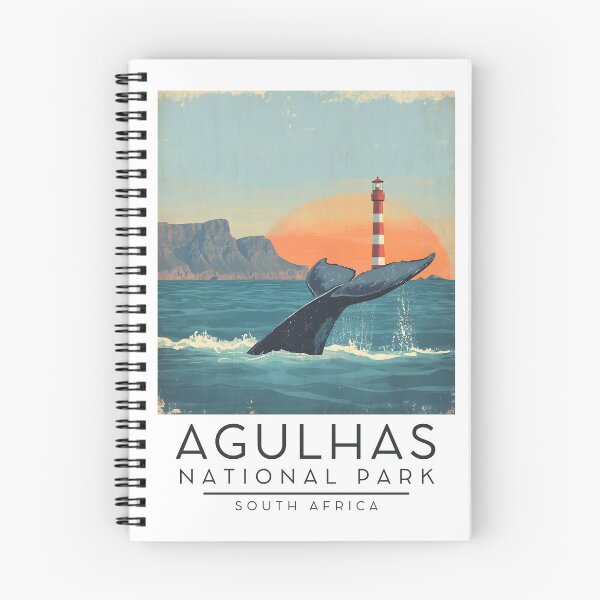 Item preview, A Vintage Illustration of Agulhas National Park - South Africa designed and sold by GoodOldVintage.