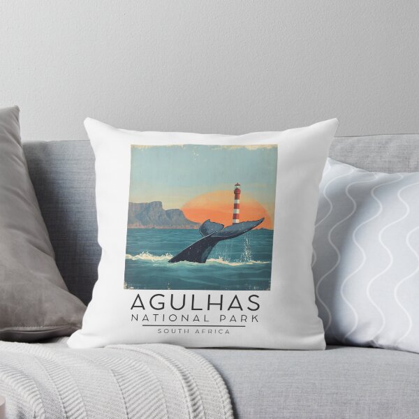 Item preview, A Vintage Illustration of Agulhas National Park - South Africa designed and sold by GoodOldVintage.