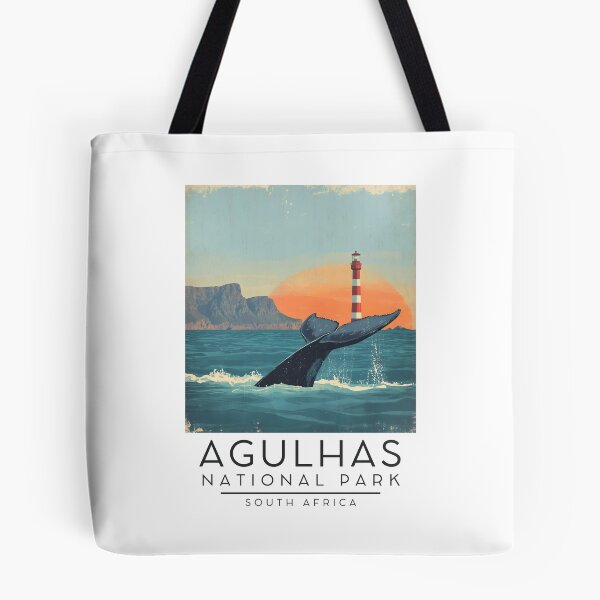 Item preview, A Vintage Illustration of Agulhas National Park - South Africa designed and sold by GoodOldVintage.