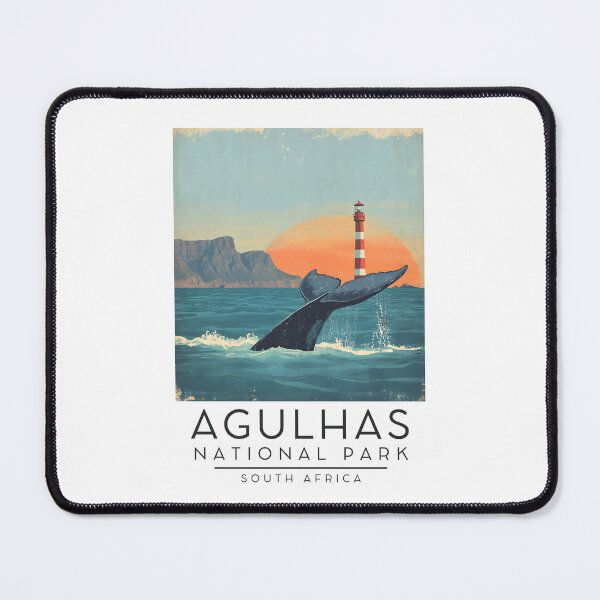 Item preview, A Vintage Illustration of Agulhas National Park - South Africa designed and sold by GoodOldVintage.