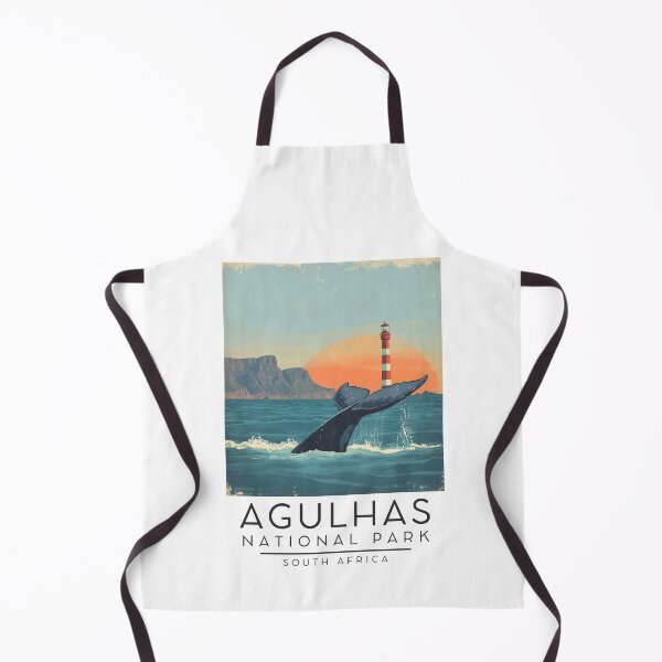 Item preview, A Vintage Illustration of Agulhas National Park - South Africa designed and sold by GoodOldVintage.