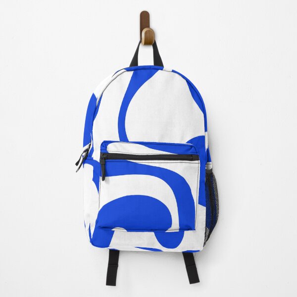 Item preview, Contemporary Modern Abstract Pattern in Royal Blue and White designed and sold by kierkegaard.