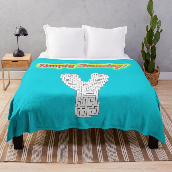Item preview, SIMPLY AMAZING! *Y* Monogram Maze Puzzle Game - Cute Fun Whimsical Alphabet Letter Initial Print - Kids Childs Teen Party-Baby Bridal Shower Wedding FAVOR GIFT designed and sold by Spinning Plates 360.