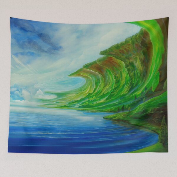 Item preview, Earth Wave - Earth as a Wave designed and sold by art paintings.